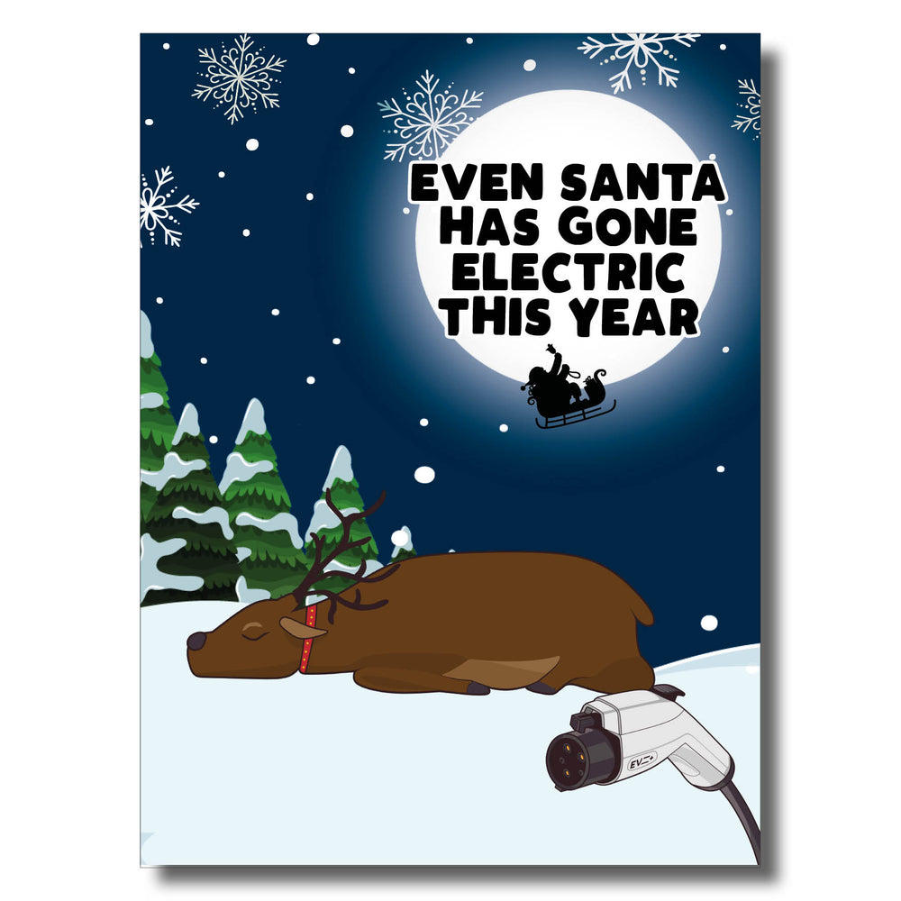 Santas Gone Electric Xmas Card #1 image